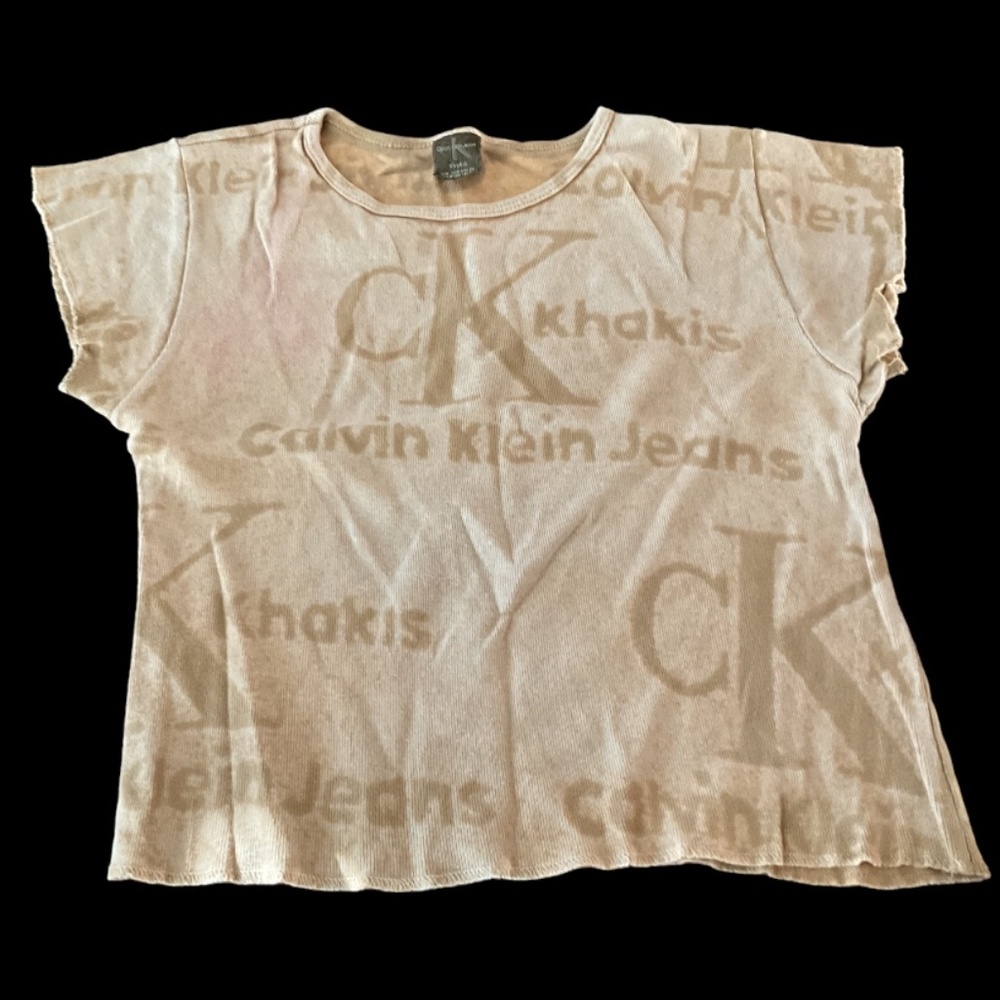 Calvin Klein Vintage Cropped Tee